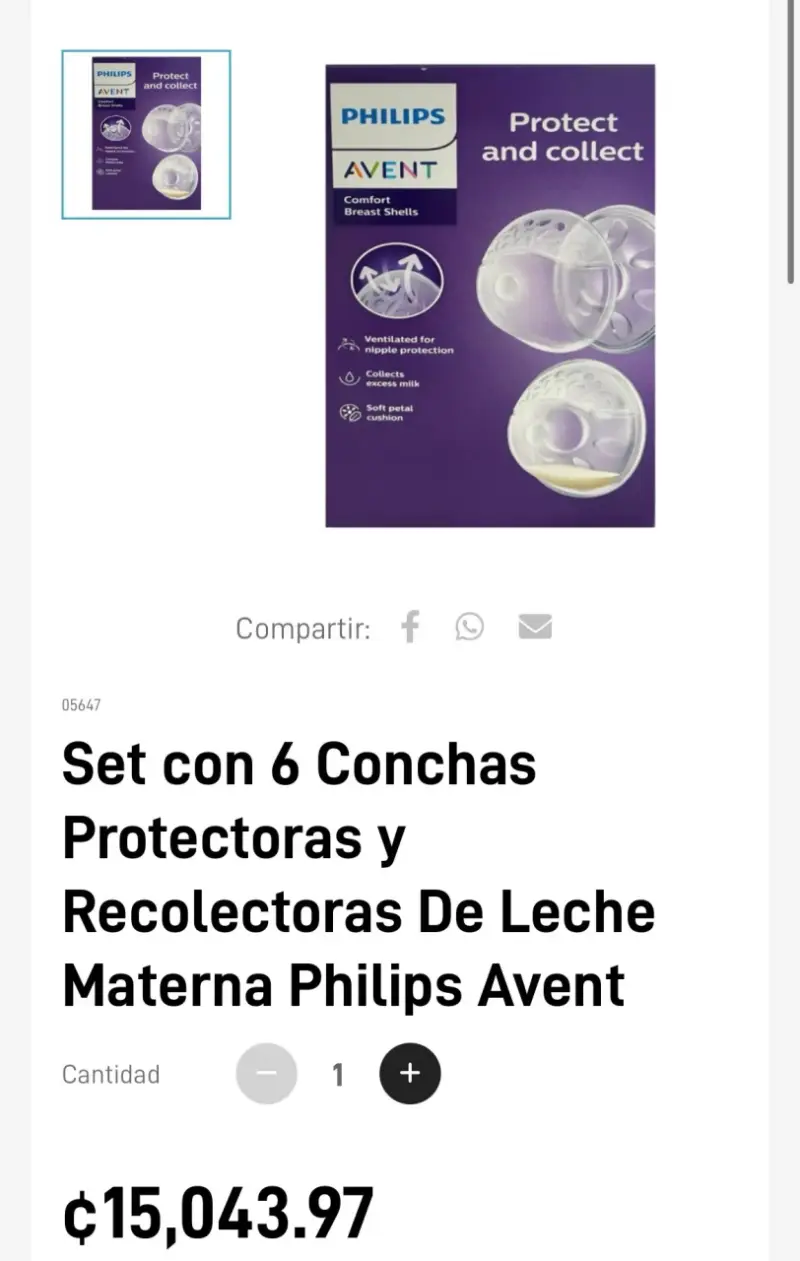 Conchas recolectoras de leche - 2