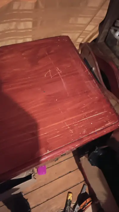 Tocador de madera con espejos - miniatura 4