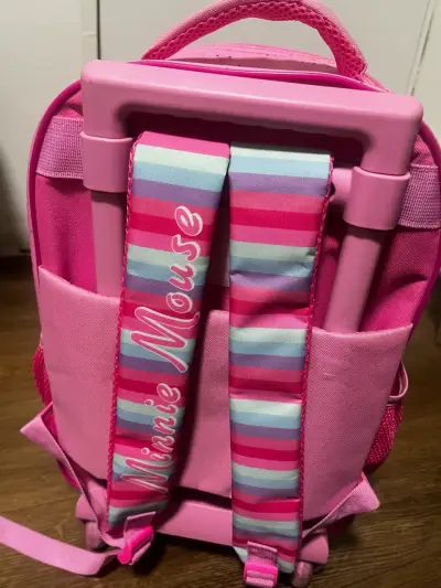 Mochila Minnie Mouse rosa - miniatura 3