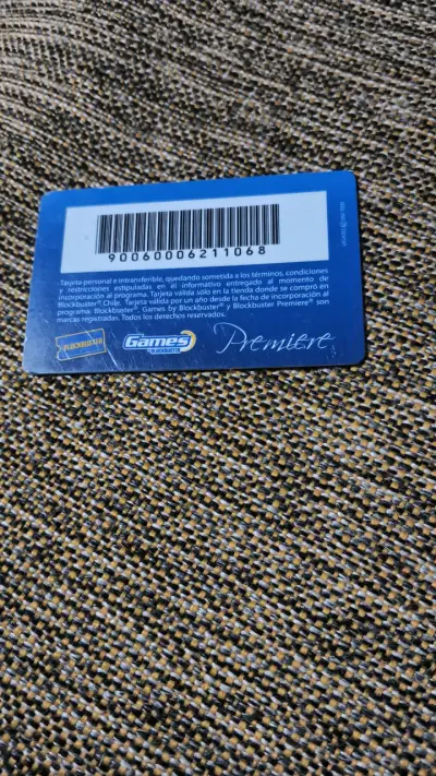 Tarjeta Blockbuster Premiere - miniatura 2
