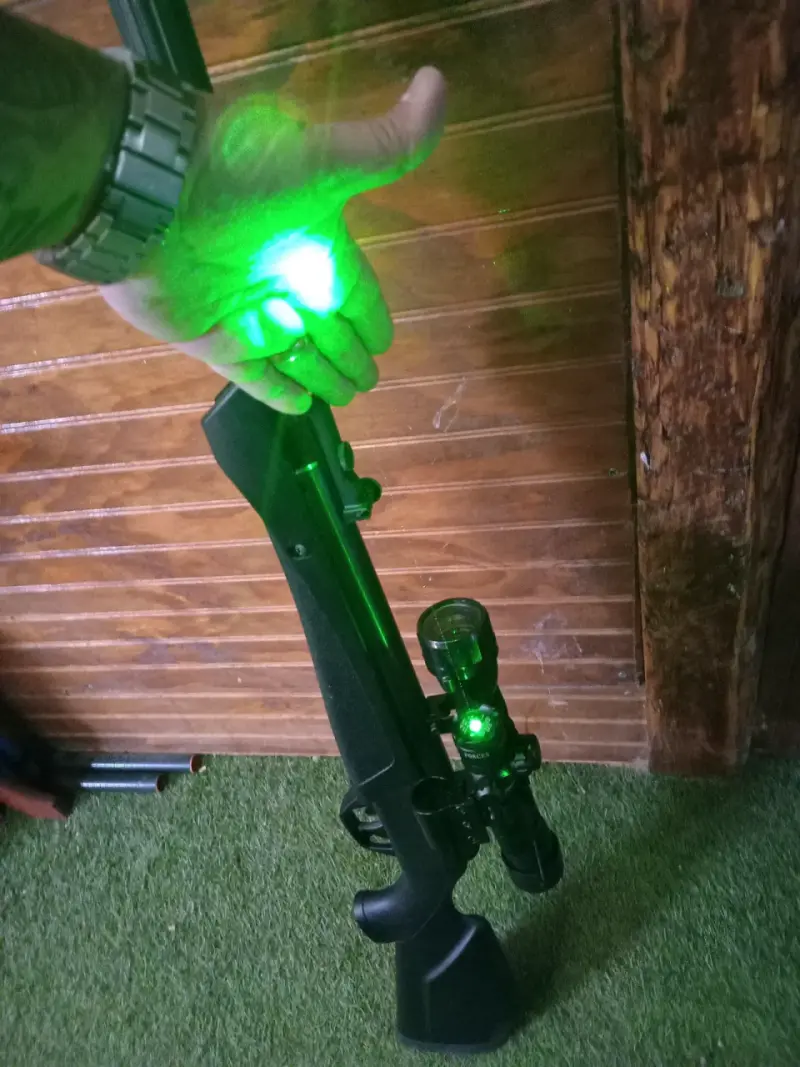 Carabina rifle marca crosman  con mira telescópica - 3