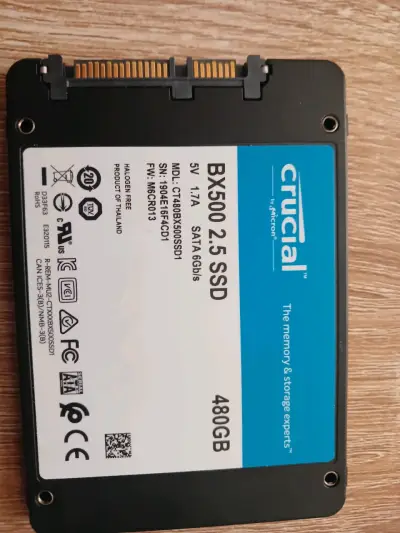 Disco SSD Crucial BX500 480GB - miniatura 1