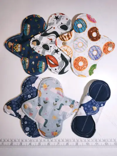 Set de protectores diarios de tela reutilizables - miniatura 2