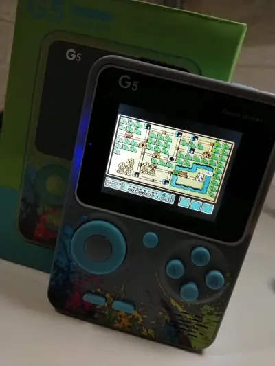 Consola portátil G5 retro 400 juegos NES 8 bits - miniatura 3