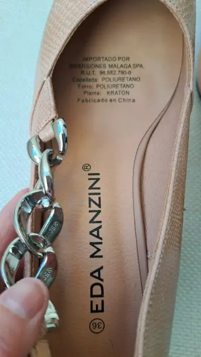 Zapatos tacón beige EDA MANZINI - miniatura 2
