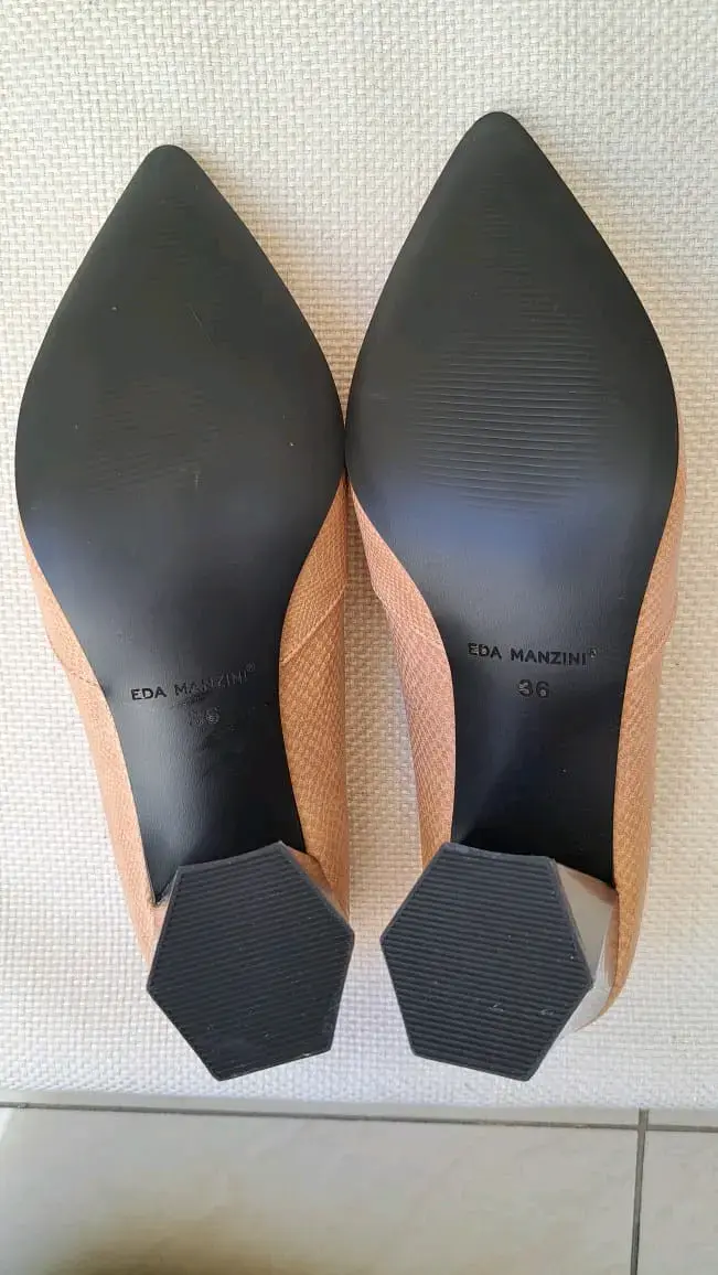 Zapatos tacón beige EDA MANZINI - 3