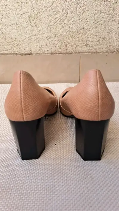 Zapatos tacón beige EDA MANZINI - miniatura 5