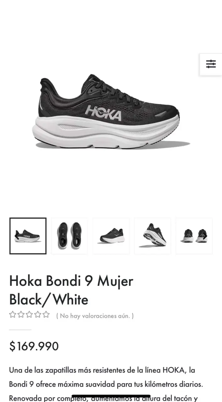 Zapatillas Hoka Bondi 9 Mujer
