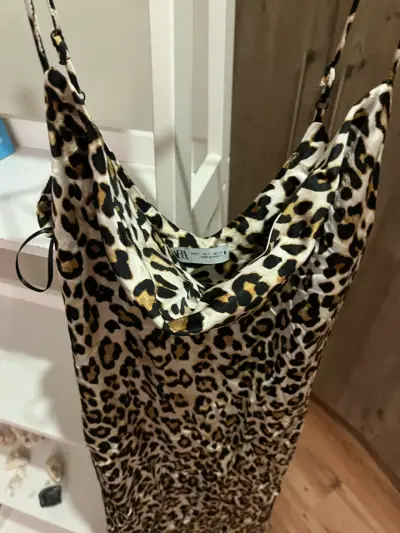 Vestido largo leopardo - miniatura 3