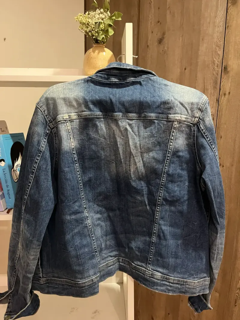 Chaqueta de mezclilla azul - 2