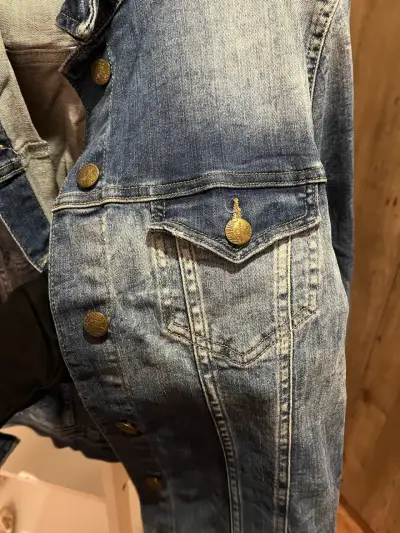 Chaqueta de mezclilla azul - miniatura 3