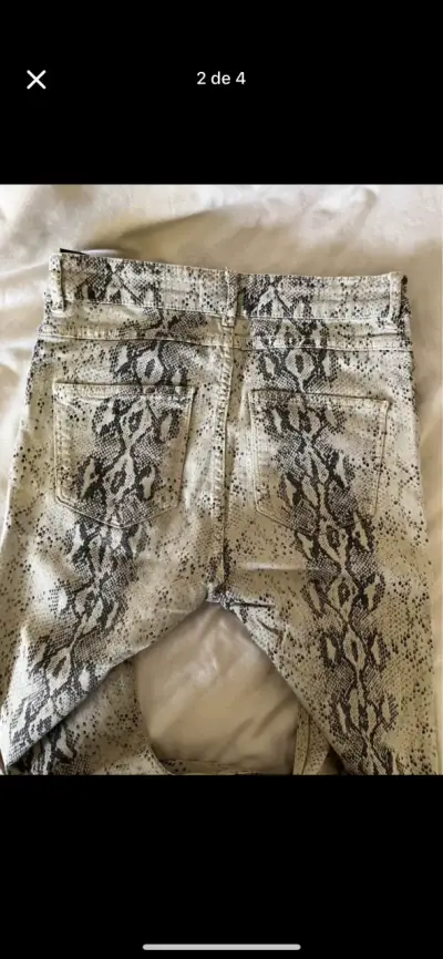 Jeans estampado serpiente - miniatura 3