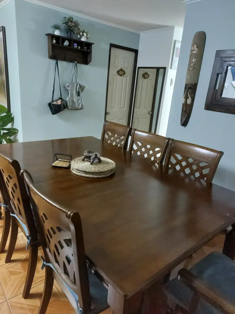 Juego comedor de madera 10 personas - 3