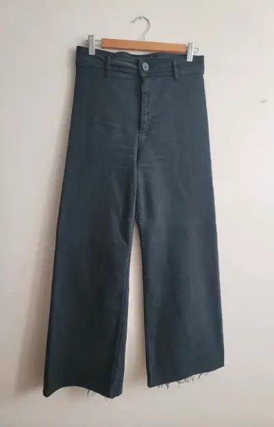 Pantalón Marine Straight Zara Negro - miniatura 1
