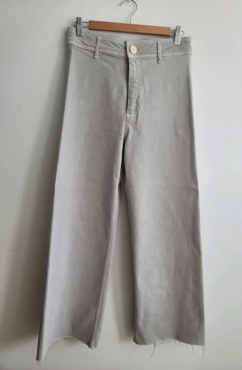 Pantalón Marine Straight Zara Gris - 1
