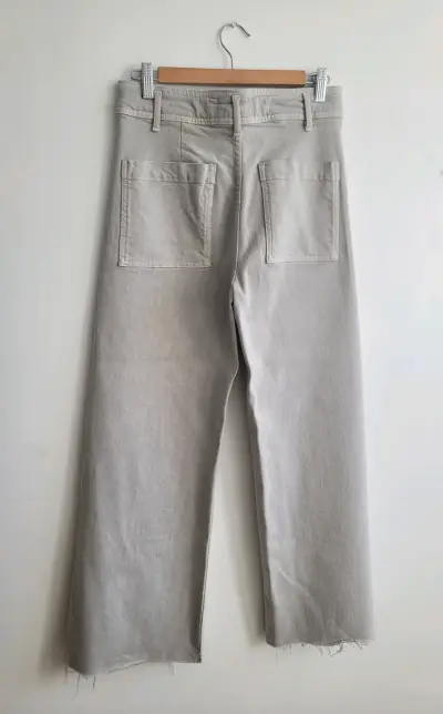 Pantalón Marine Straight Zara Gris - miniatura 3