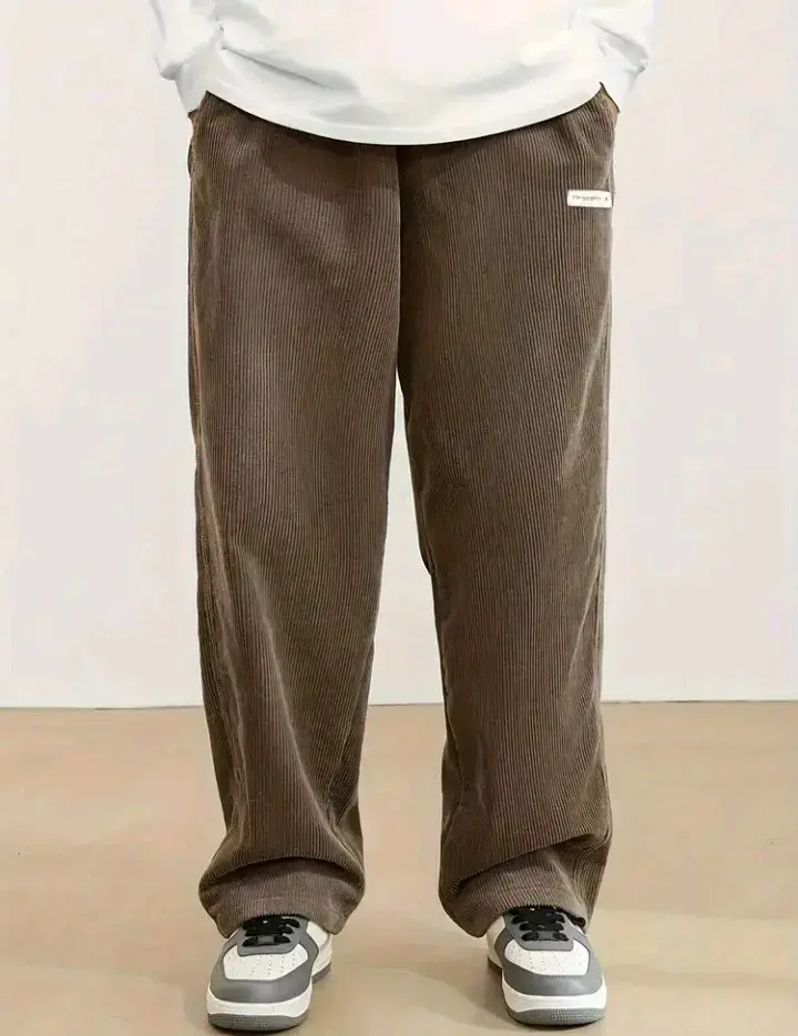 Pantalones de pana marrones 6XL - 4