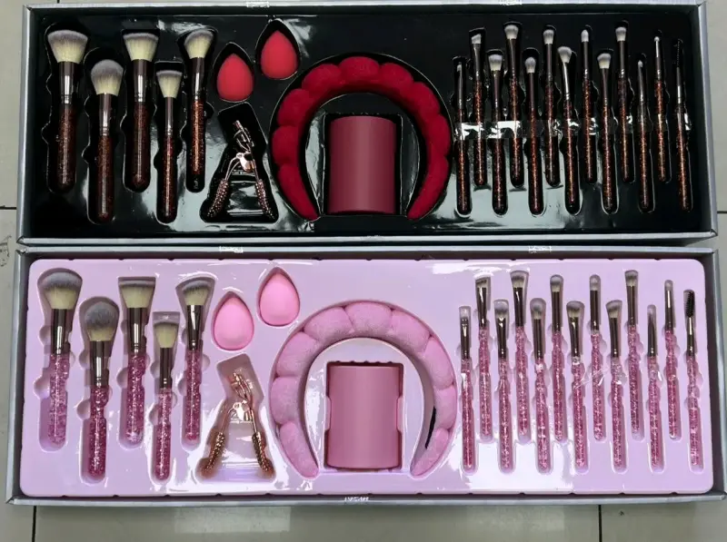 Set de brochas maquillaje completo - 1