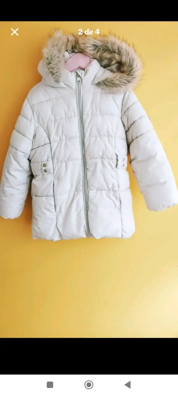Chaqueta acolchada beige clara - 2