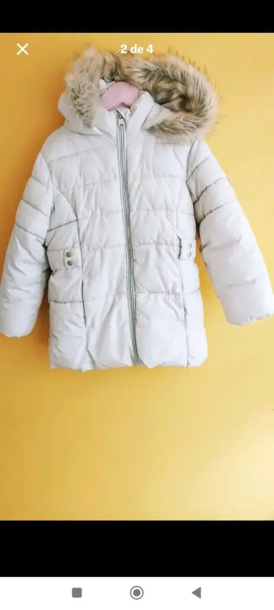 Chaqueta acolchada beige clara - miniatura 2