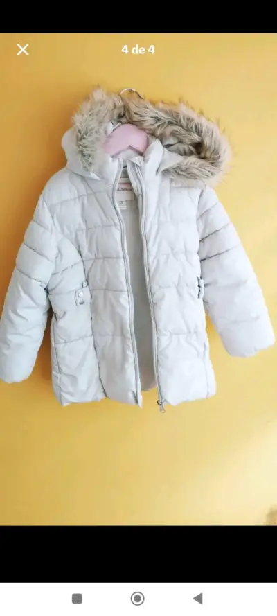 Chaqueta acolchada beige clara - miniatura 4
