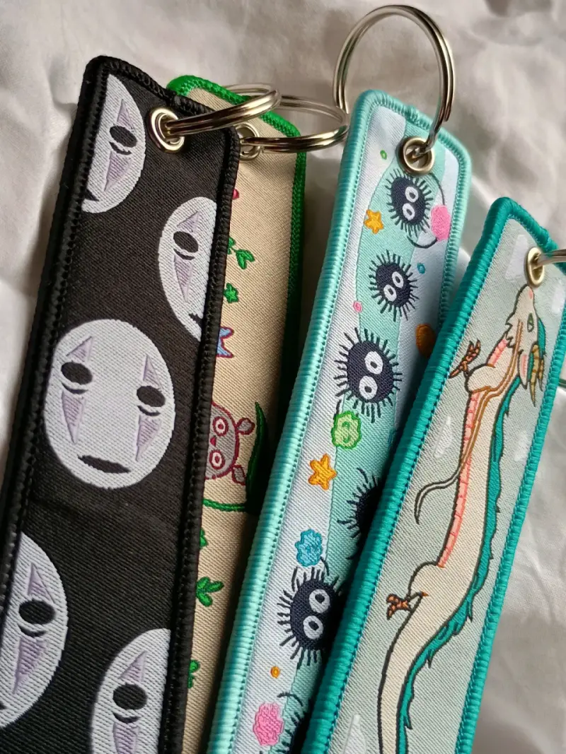 Llaveros bordados de Studio Ghibli - 1
