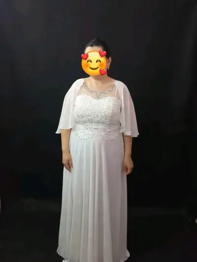 Vestido de novia encaje blanco - miniatura 5