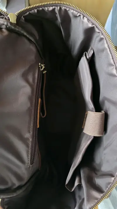 Mochila de cuero marrón - miniatura 4