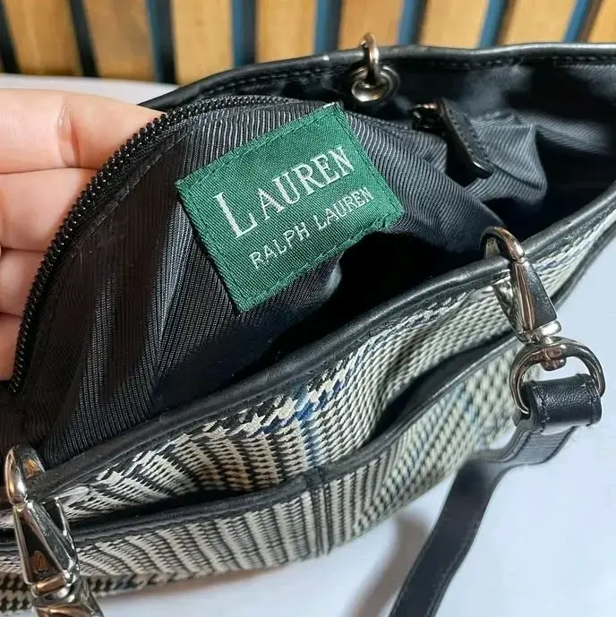 Bolso de mano a cuadros - 2