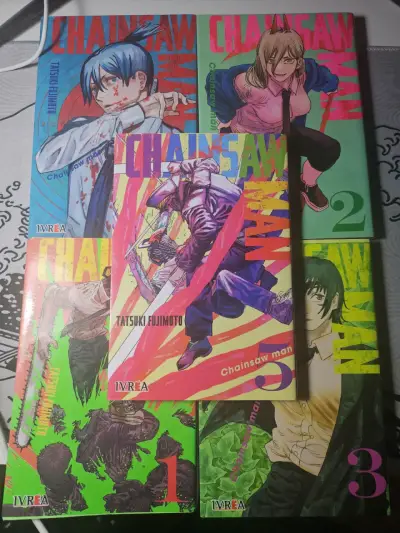 Manga Chainsaw Man Volumen 1-5 - miniatura 1