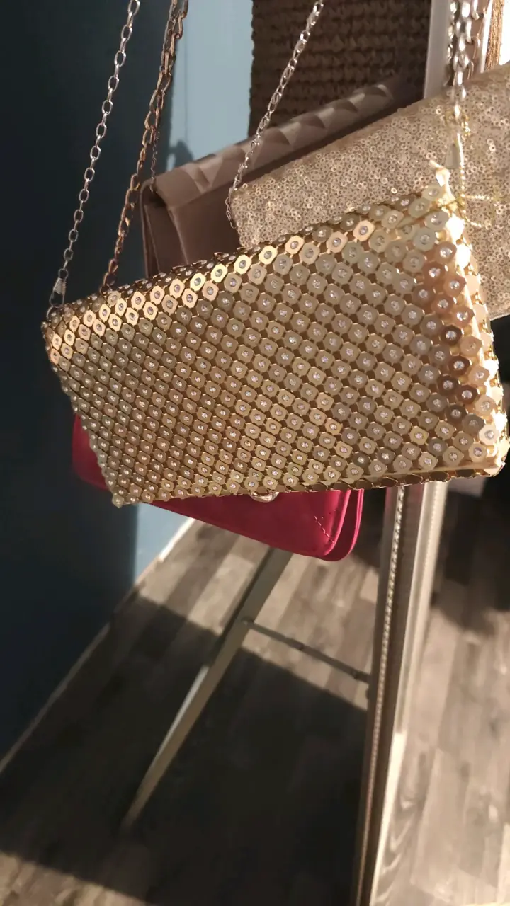Cartera de fiesta brillante - 4