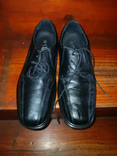 Zapatos formales negros de cuero - miniatura 1
