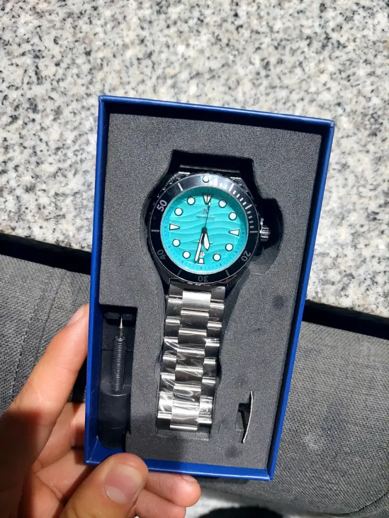 Reloj Tomi azul metálico - 3