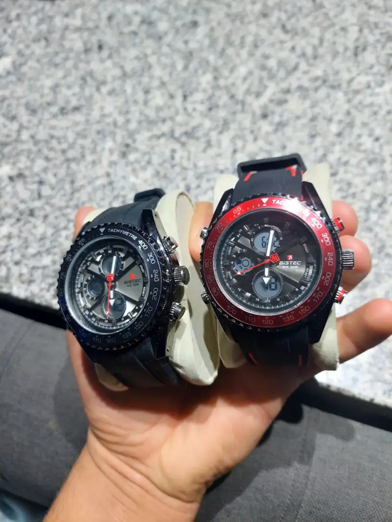 Relojes deportivos coloridos bistec - 2