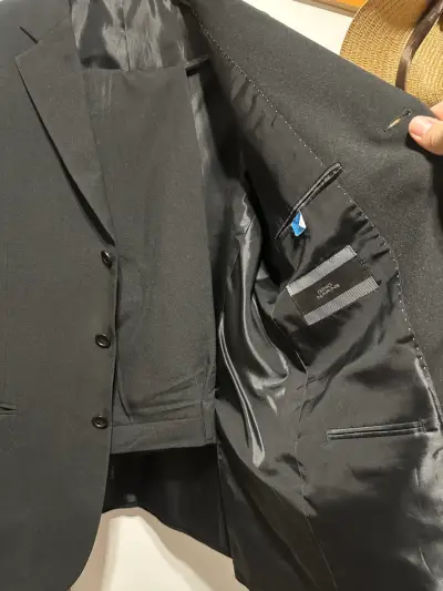 Terno negro clásico para hombre - miniatura 1