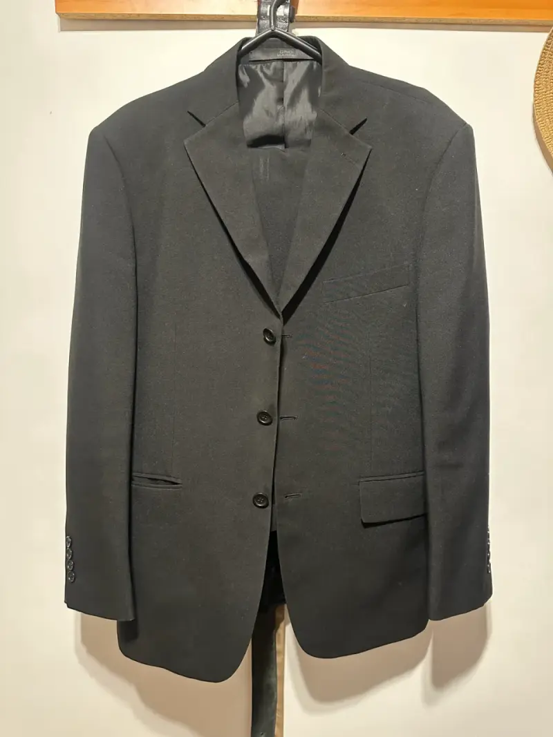 Terno negro clásico para hombre - 3
