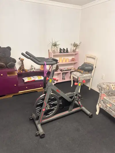 Bicicleta spinning + sillín Decathlon - miniatura 1