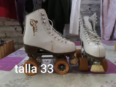 Patines artísticos blancos - miniatura 2