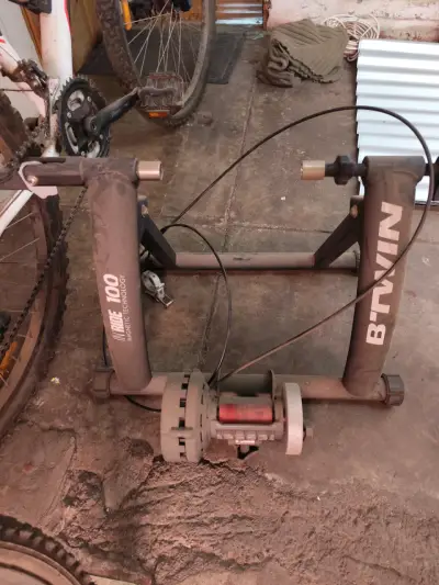 Rodillo magnético para bicicleta BTWIN - miniatura 2