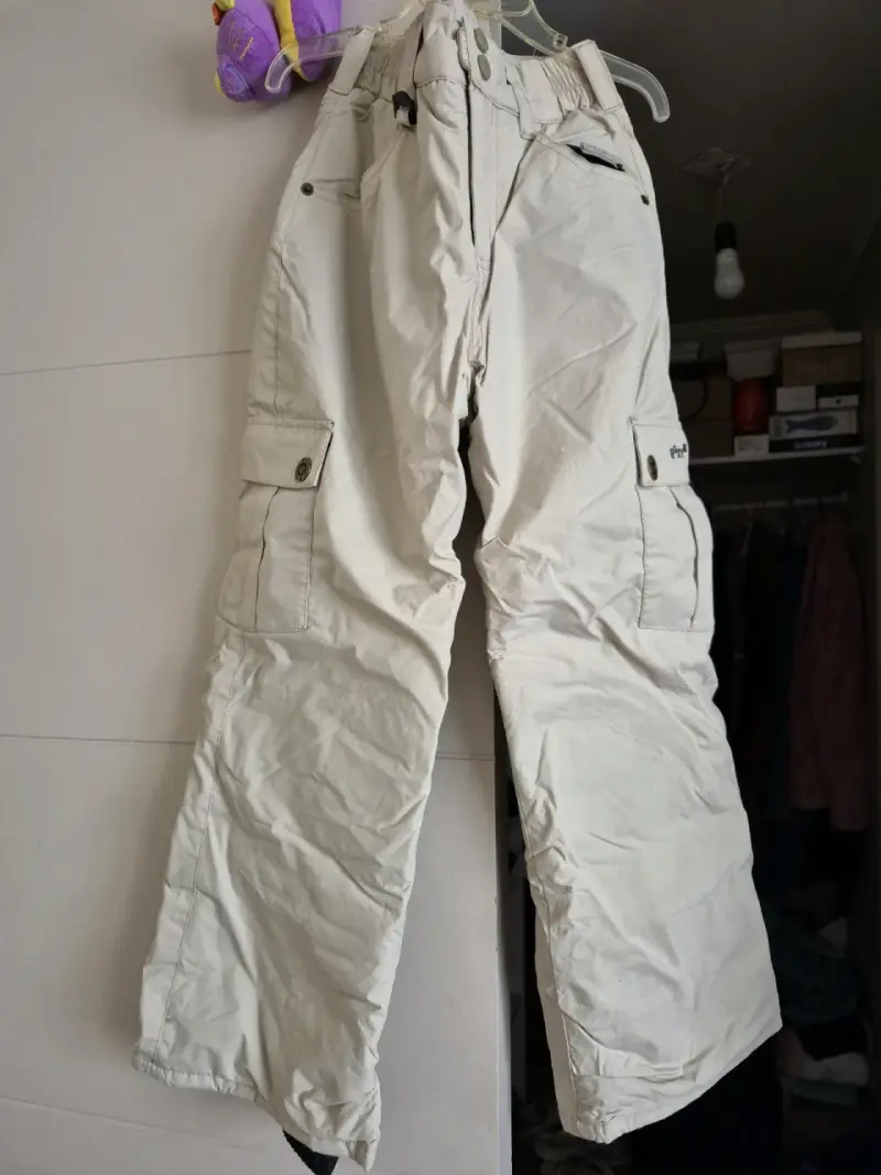 Pantalones cargo beige para niños - 1