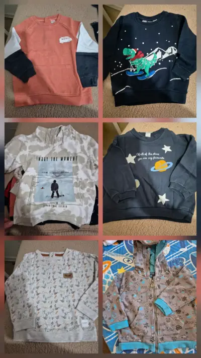 Pantalones cargo beige para niños - miniatura 2