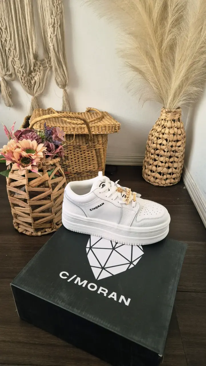 Zapatillas blancas con plataforma - 3