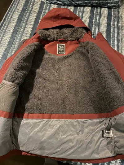 Chaqueta/parka Lippi con capucha burdeo - miniatura 2