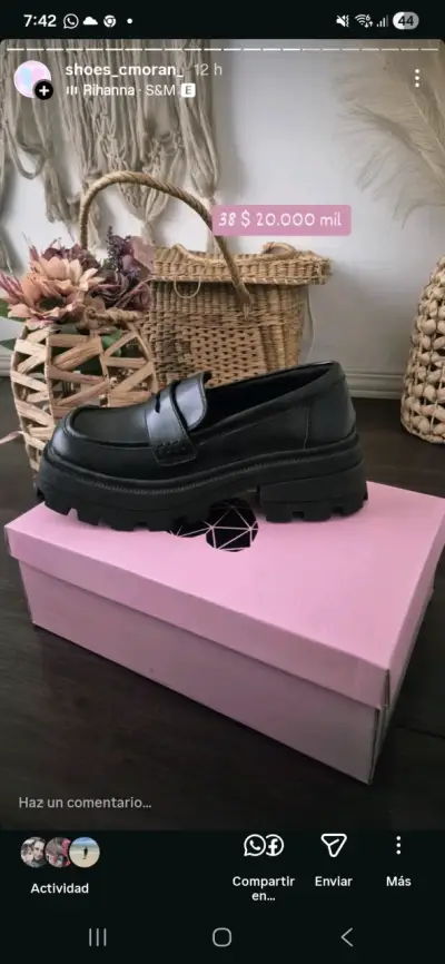 Zapato negro C/MORAN para mujer - miniatura 2