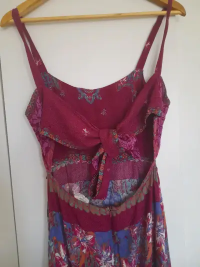 Vestido largo estampado floral - miniatura 2