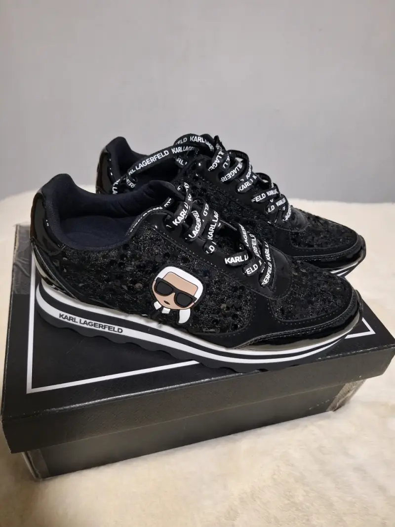 Zapatillas Karl Lagerfeld negras - 2