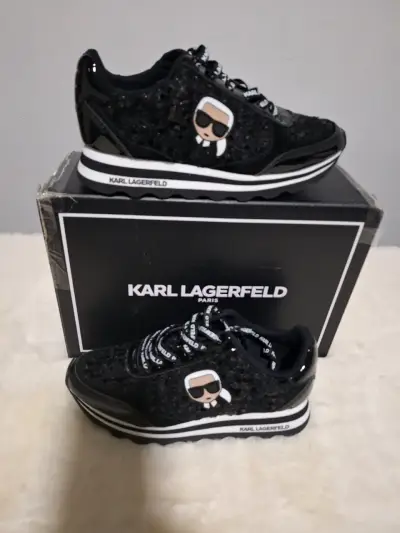 Zapatillas Karl Lagerfeld negras - miniatura 3