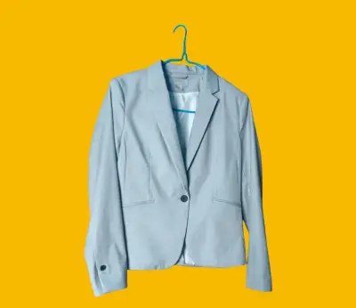 Blazer gris talla 38 - miniatura 1