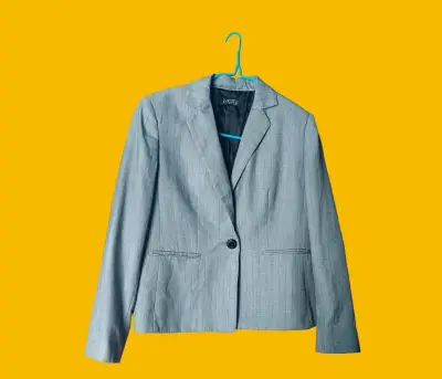 Blazer gris talla 38 - miniatura 2