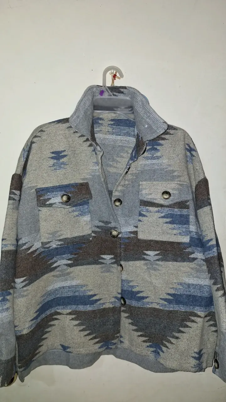 Chaqueta estampada geométrica - 2